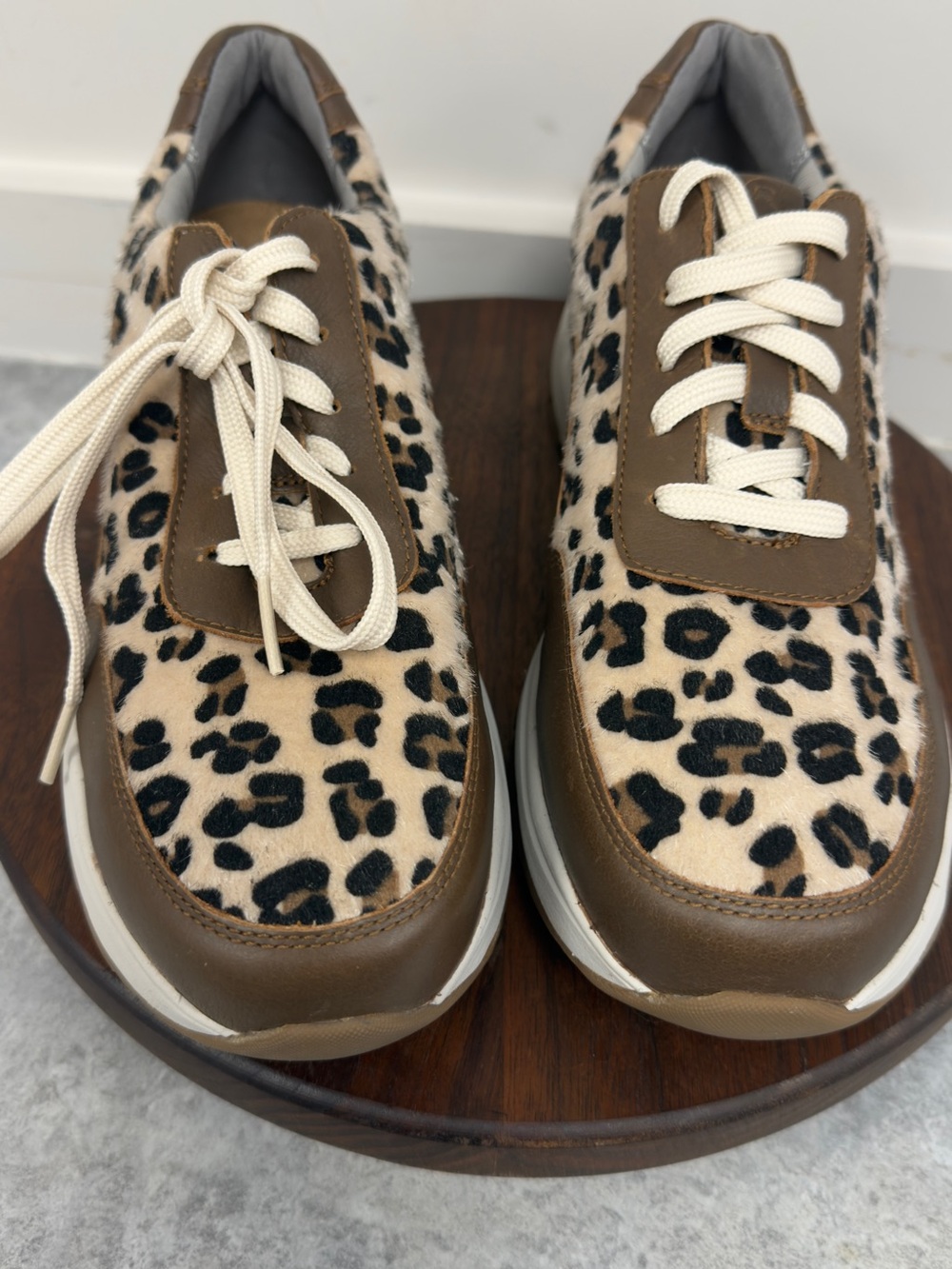 Rockport Works Leopard Print Composite Toe Safety Shoes Women’s 8.5W NWOB - Picture 3 of 12